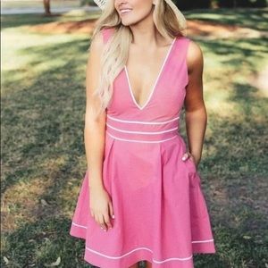 Lauren James Morgan Dress in Rose Size L NWOT